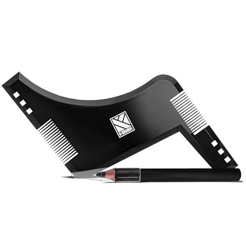 K-Brands Bartschablone und Bartpflege Set...