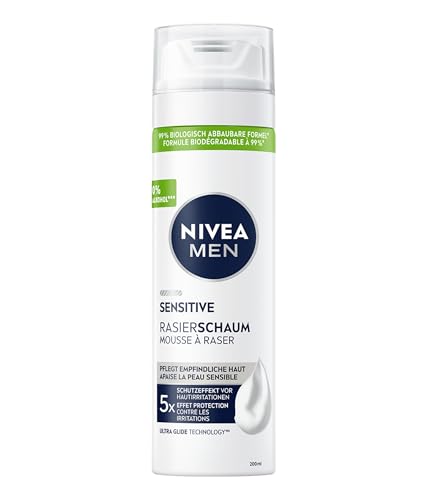 NIVEA MEN Sensitive Rasierschaum (200 ml),...