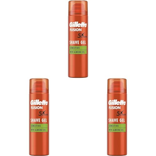 Gillette Fusion Bartpflege Rasiergel Männer...