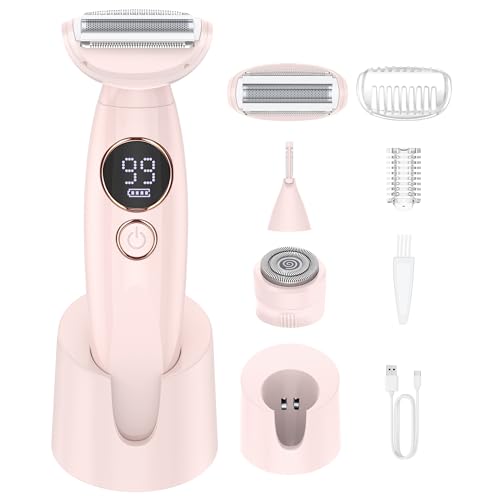 Rasierer Damen,3-In-1 Intimrasierer für...
