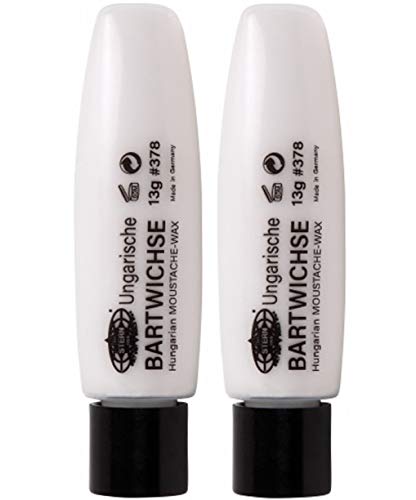 2er Ungarische Bartwichse farblos Moustache...
