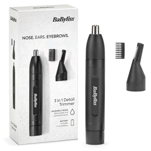 Babyliss Men E652E Nasen- und Ohrhaartrimmer...