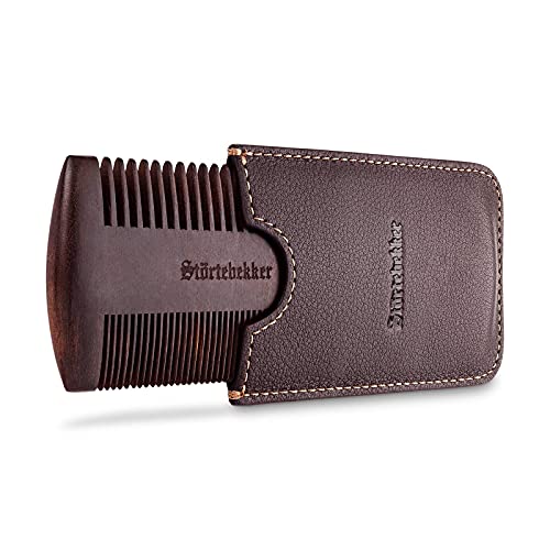 Störtebekker® Premium Bartkamm aus Holz mit...