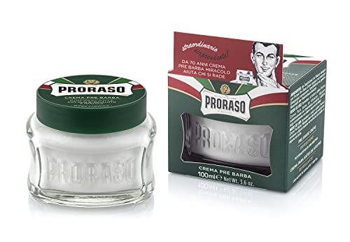 Proraso Pre Shave Cream, 100 ml, erfrischende...