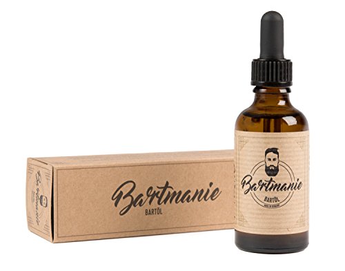 Bartmanie Bartöl für Männer (50ml),...