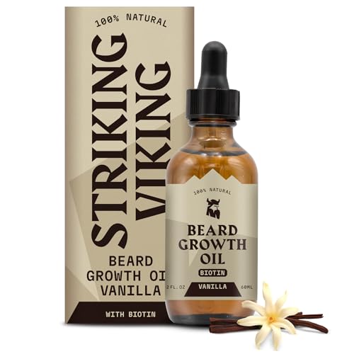 Striking Viking Bartwuchsöl mit Biotin -...