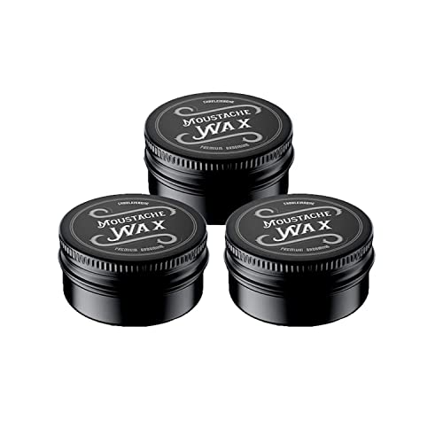 Charlemagne Moustache Wax - 3x 15 ml, starker...