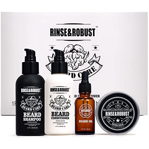 Rinse & Robust Bartpflege Set für Männer -...