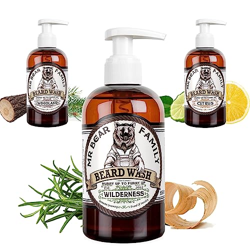 Mr Bear Family Natürliches Bartshampoo für...