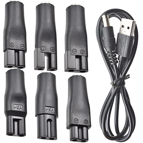 7 Stück 5V Rasierer Ladegerät Netzkabel USB...