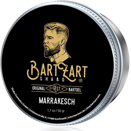 BartZart 50g Bartwachs mit Arganöl für...